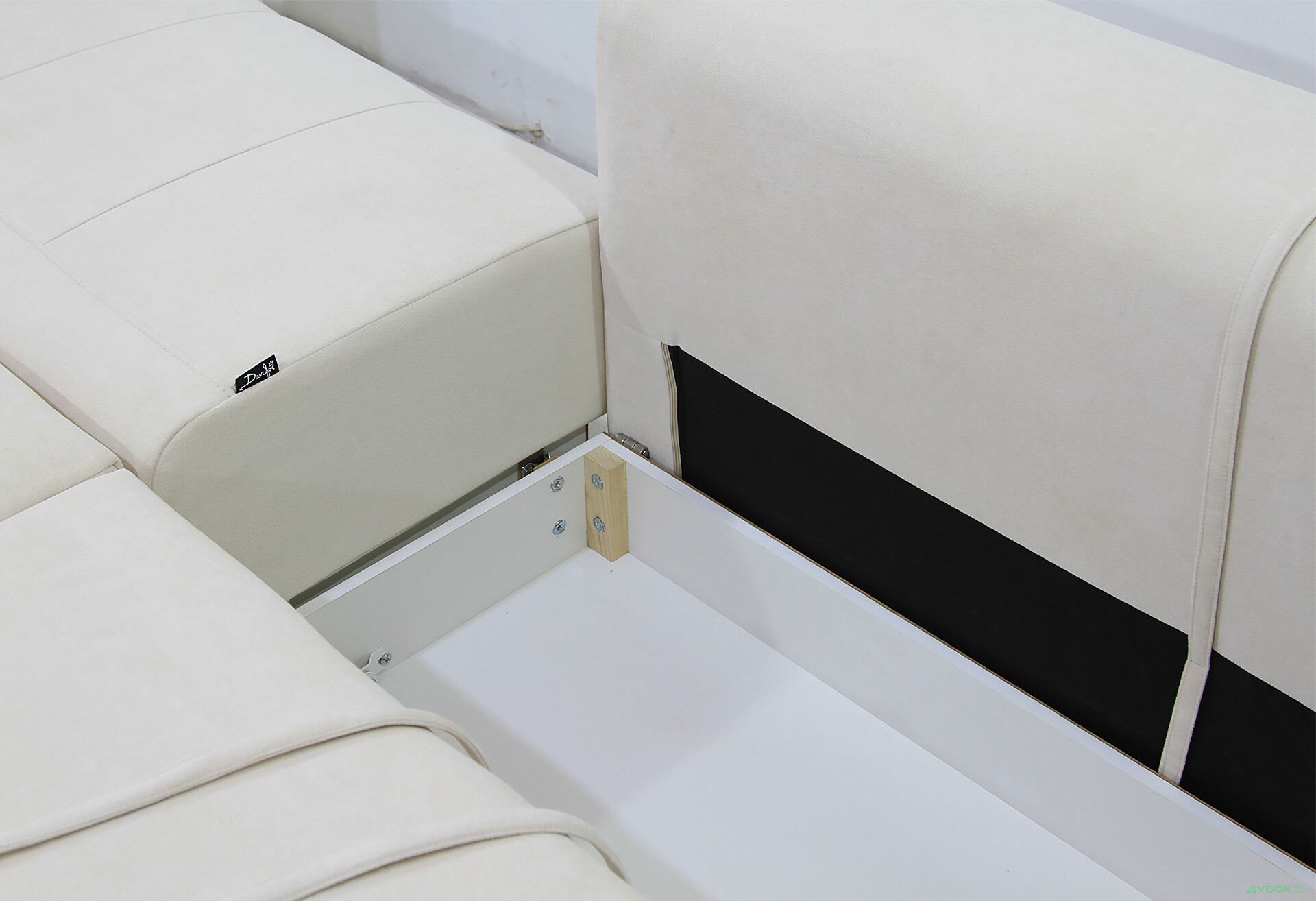 Фото 28 - Мягкий уголок Рафт / Raft Диван-кровать угловой 3 Seater без подьема оттоманки Давидос