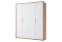 Шафа MiroMark Асті 4-дверна 184 см Дуб крафт/Білий - Зображення 1 Зображення 1 - Шафа MiroMark Асті 4-дверна 184 см Дуб крафт/Білий