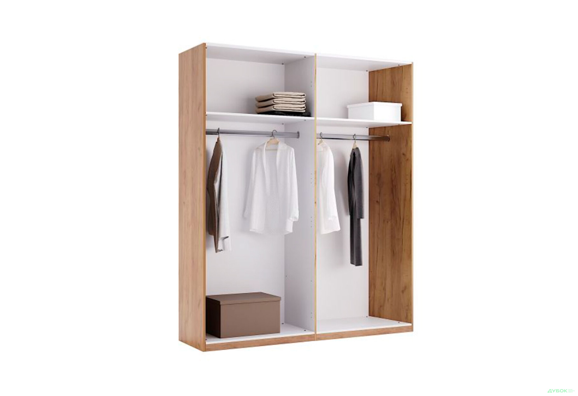 Зображення 2 - Шафа MiroMark Рамона 4-дверна 184 см Дуб крафт/Лава