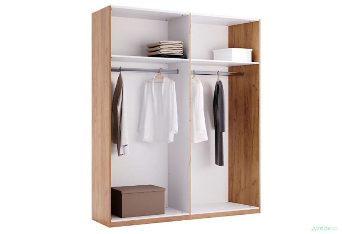 Зображення 2 - Шафа MiroMark Рамона 4-дверна 184 см Дуб крафт/Лава