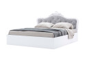 Фото 1 - Ліжко MiroMark Луїза 160х200 см підйомне з короною, біле
