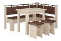 Зображення 4 - Кухонний куточок Гетьман (куток Гетьман + Розкл. стіл №3 + табурет №3 / 2шт) Пехотін