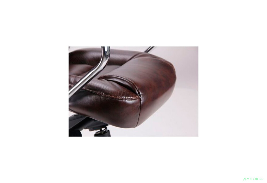 Зображення 6 - Крісло Мустанг MB Хром Мадрас дк браун, вставка Мадрас дк браун перфорированный арт.263611 AMF