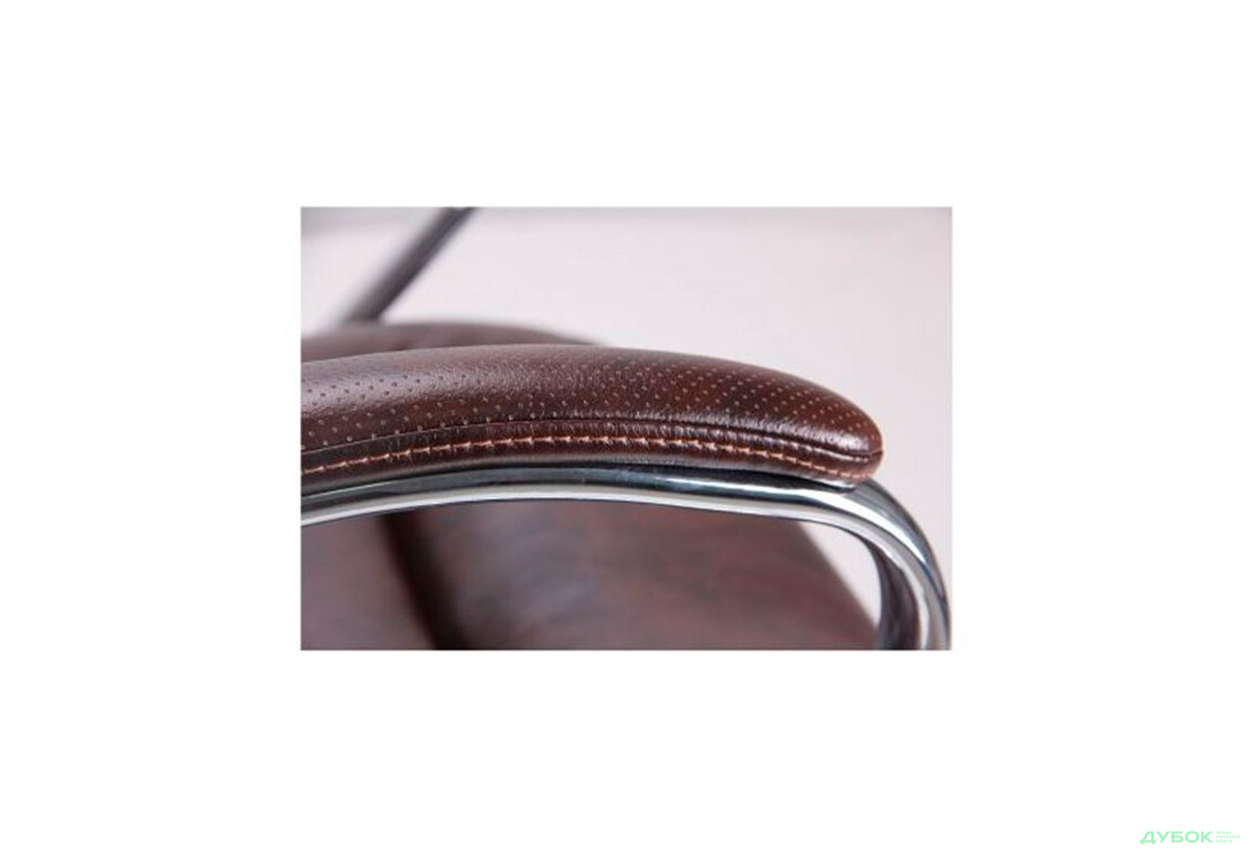 Зображення 7 - Крісло Мустанг MB Хром Мадрас дк браун, вставка Мадрас дк браун перфорированный арт.263611 AMF