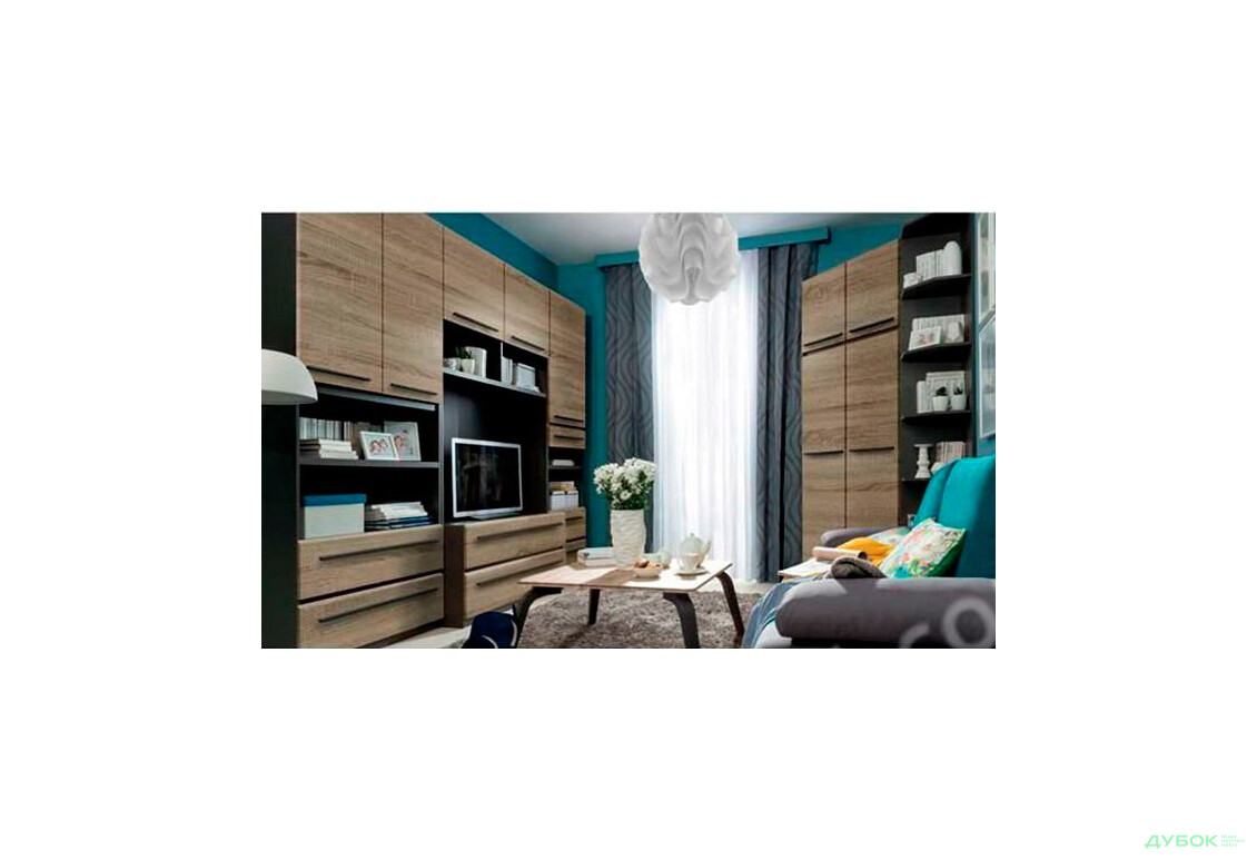 Модульная гостиная Моден Р (з ручками) Gerbor холдинг