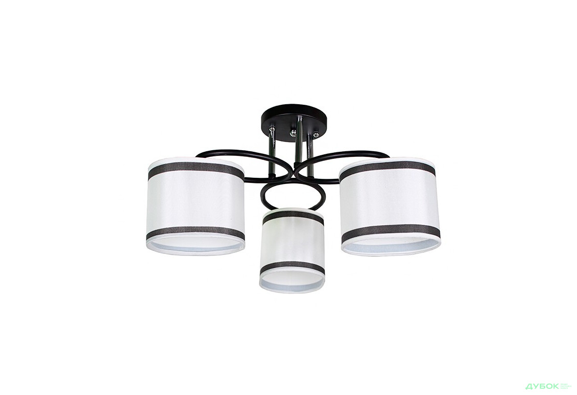 Люстра 06-51048/3 CR+BK+WT Нумина