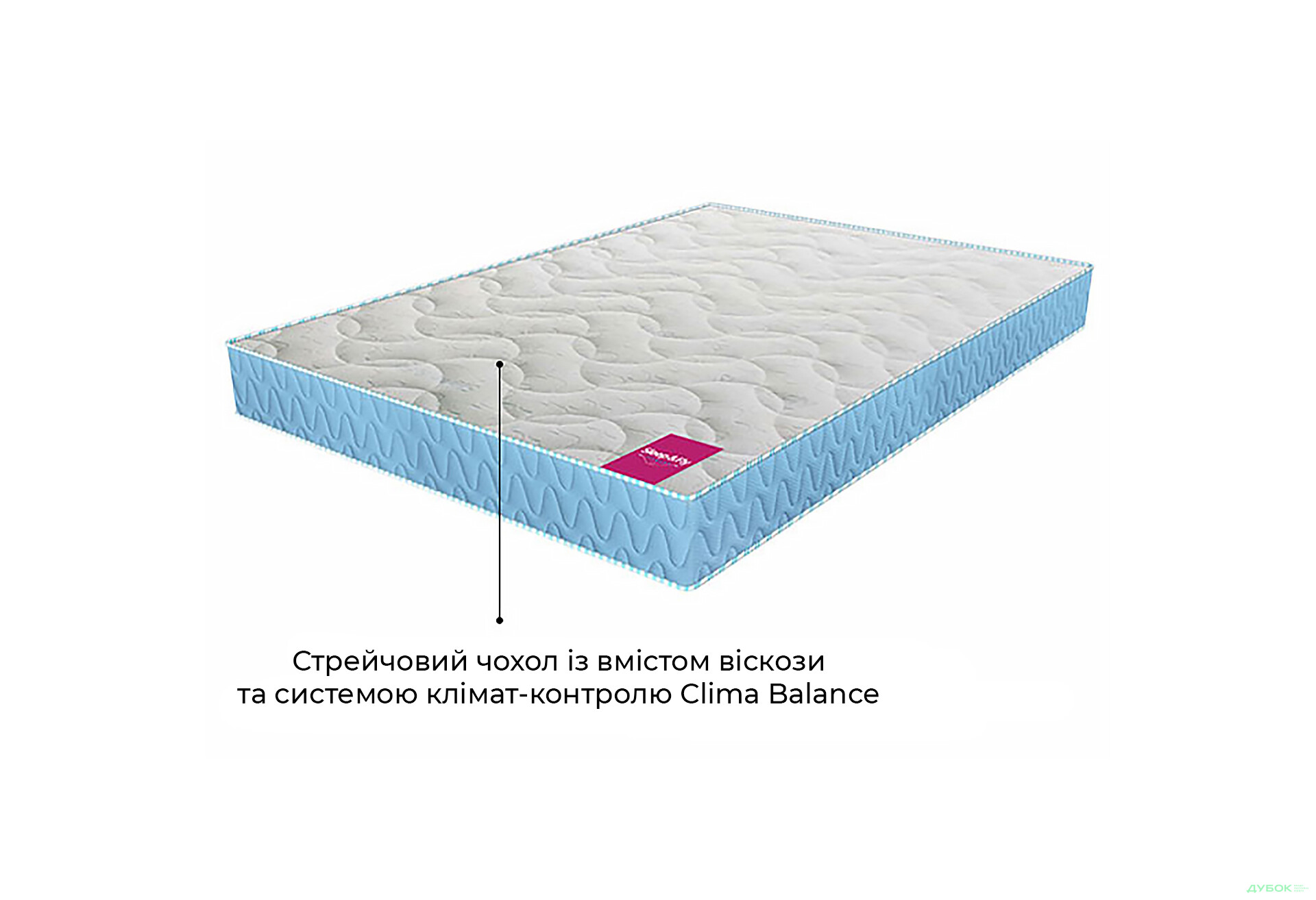 Зображення 3 - Матрац Sleep&Fly Daily 2 в 1 Fitness / Дейлі 2 в 1 Фітнес ЕММ