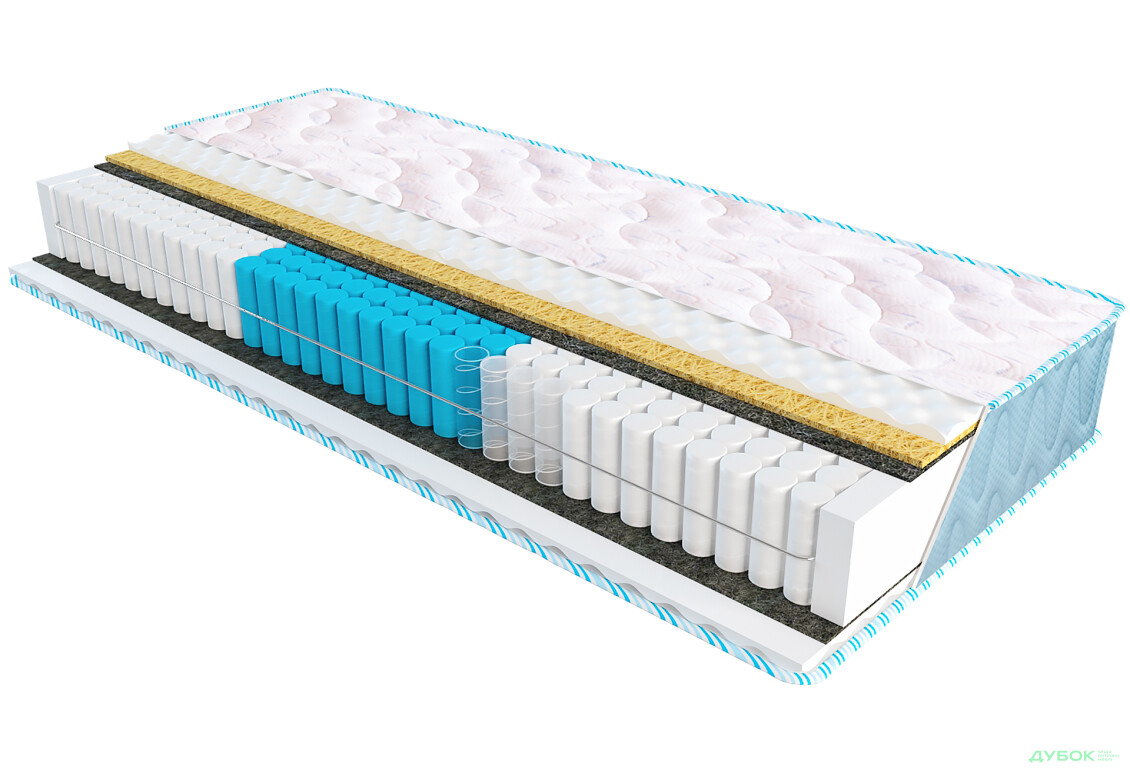 Матрац Sleep&Fly Daily 2 в 1 Fitness / Дейлі 2 в 1 Фітнес ЕММ