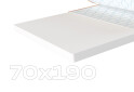 Зображення 1 - Матрац Sleep&Fly mini топпер Flex Mini / Флекс Міні (чохол з жаккарду) ЕММ