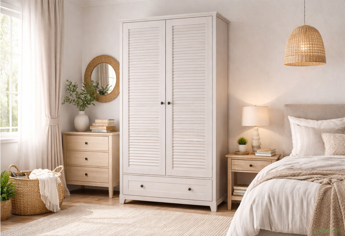 Изображение 2 - Шкаф VMV holding Инес 2-дверный с ящиком Сосна норвежская