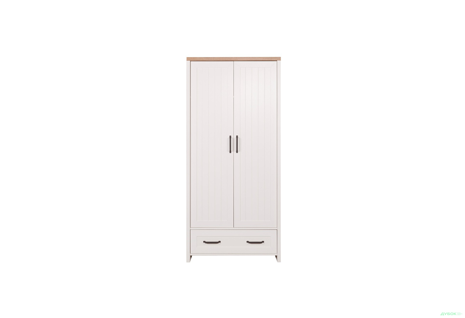 Шафа VMV holding Верне 2-дверна з шухлядою 89 см Білий/Дуб кам'яний - Зображення 1 Зображення 1 - Шафа VMV holding Верне 2-дверна з шухлядою 89 см Білий/Дуб кам'яний