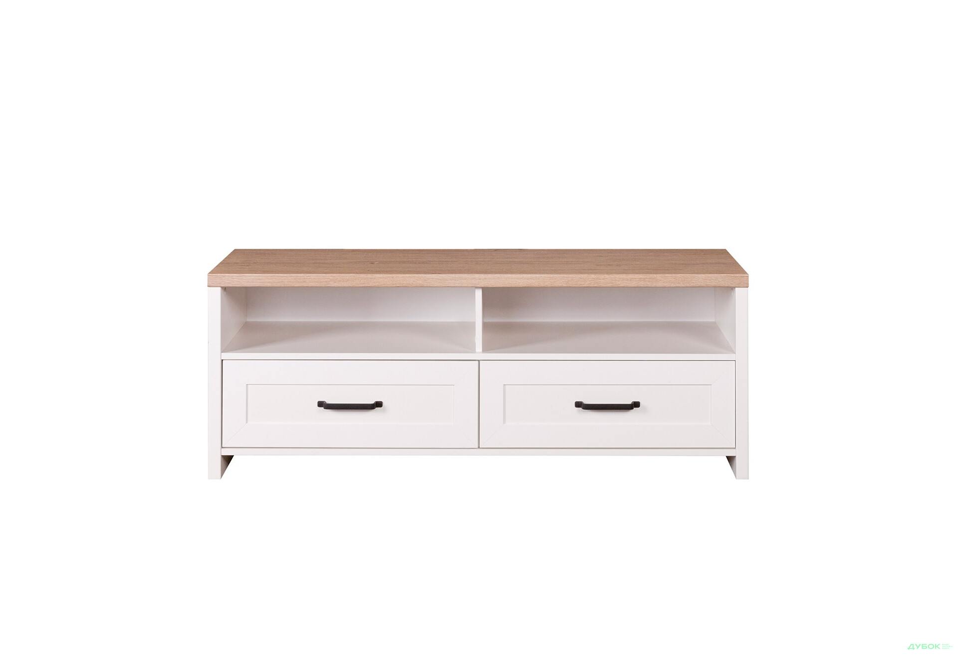 Тумба під ТВ VMV holding Верне з 2 шухлядами та полицями 138 см Біла - Зображення 1 Зображення 1 - Тумба під ТВ VMV holding Верне з 2 шухлядами та полицями 138 см Біла