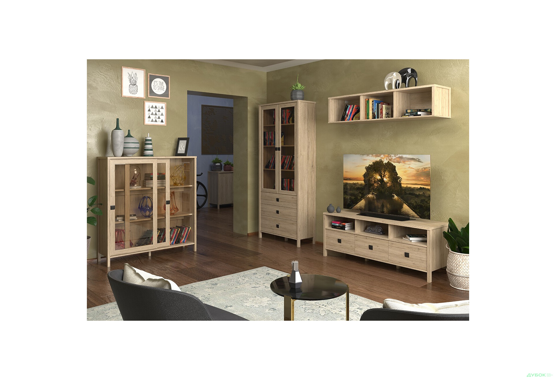 Зображення 1 - Модульна вітальня Марокко Дуб Санремо VMV holding