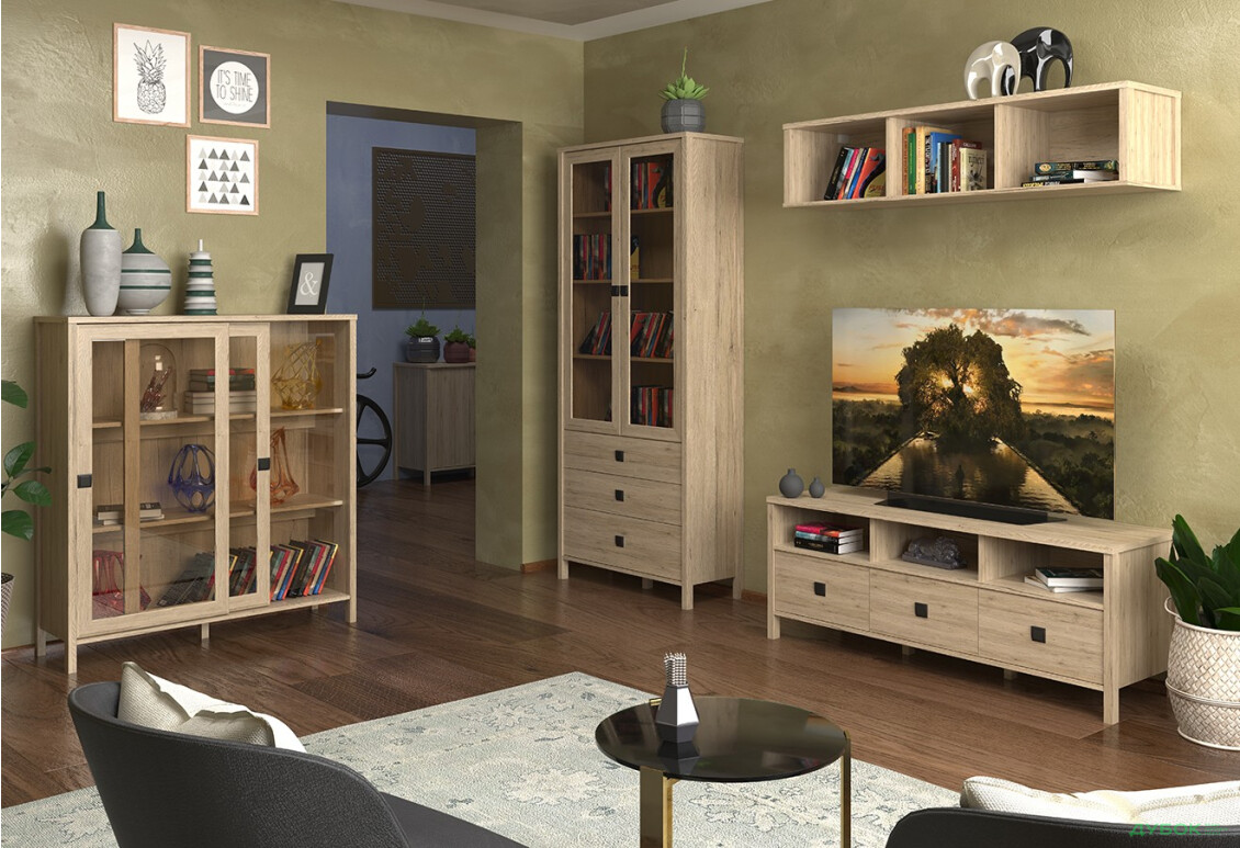 Модульна вітальня Марокко Дуб Санремо VMV holding