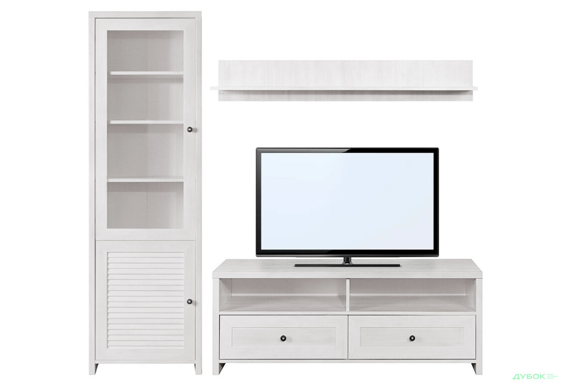 Комплект стінка з вітриною VMV holding Інес 198 см Сосна норвезька - Зображення 1 Зображення 1 - Комплект стінка з вітриною VMV holding Інес 198 см Сосна норвезька