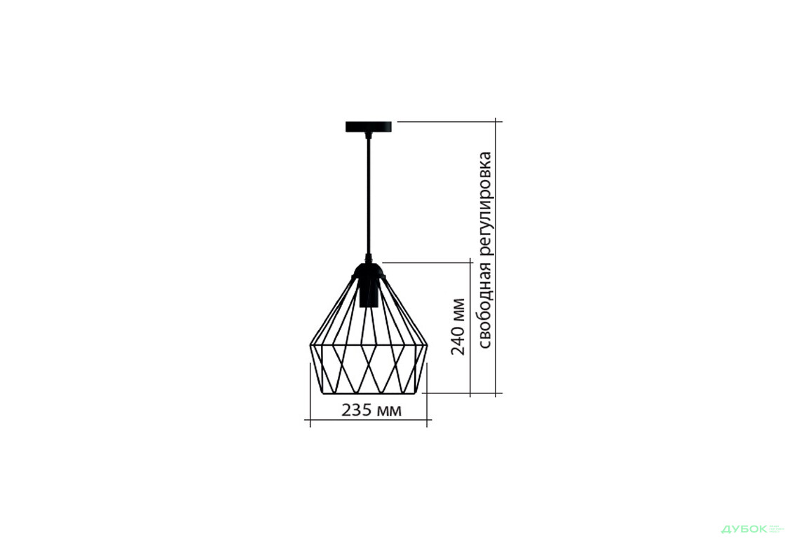 Зображення 4 - Підвіс NL 0537 чорний MSK (Україна)