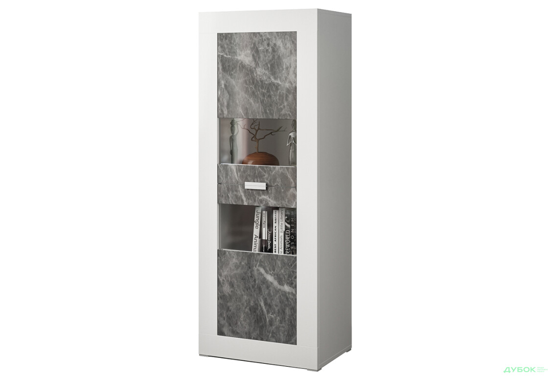 Шафа-вітрина Світ Меблів Прага 60 см - Зображення 1 Зображення 1 - Шафа-вітрина Світ Меблів Прага 60 см