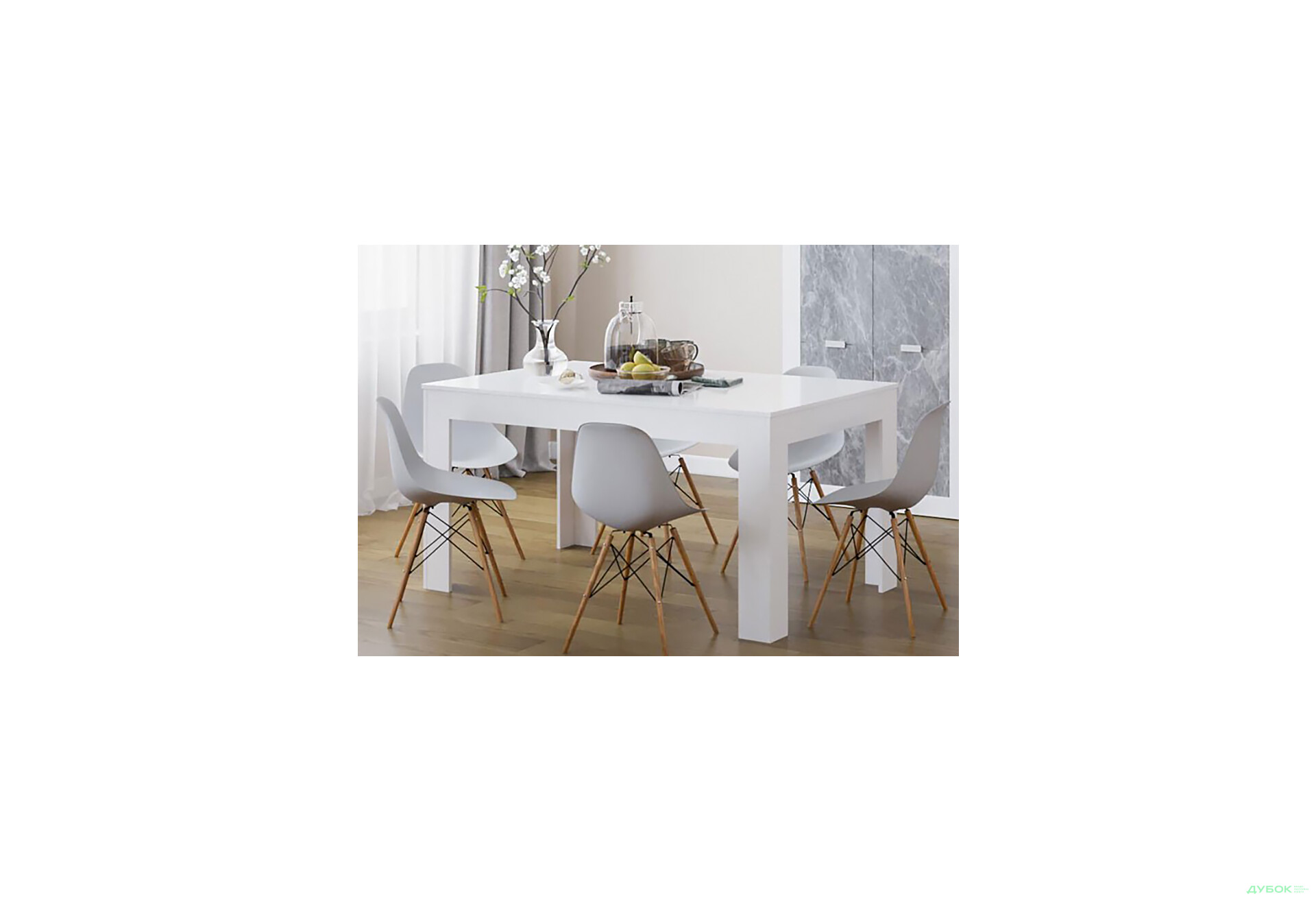 Стіл обідній Світ Меблів Прага 160x90 см - Зображення 2 Зображення 2 - Стіл обідній Світ Меблів Прага 160x90 см