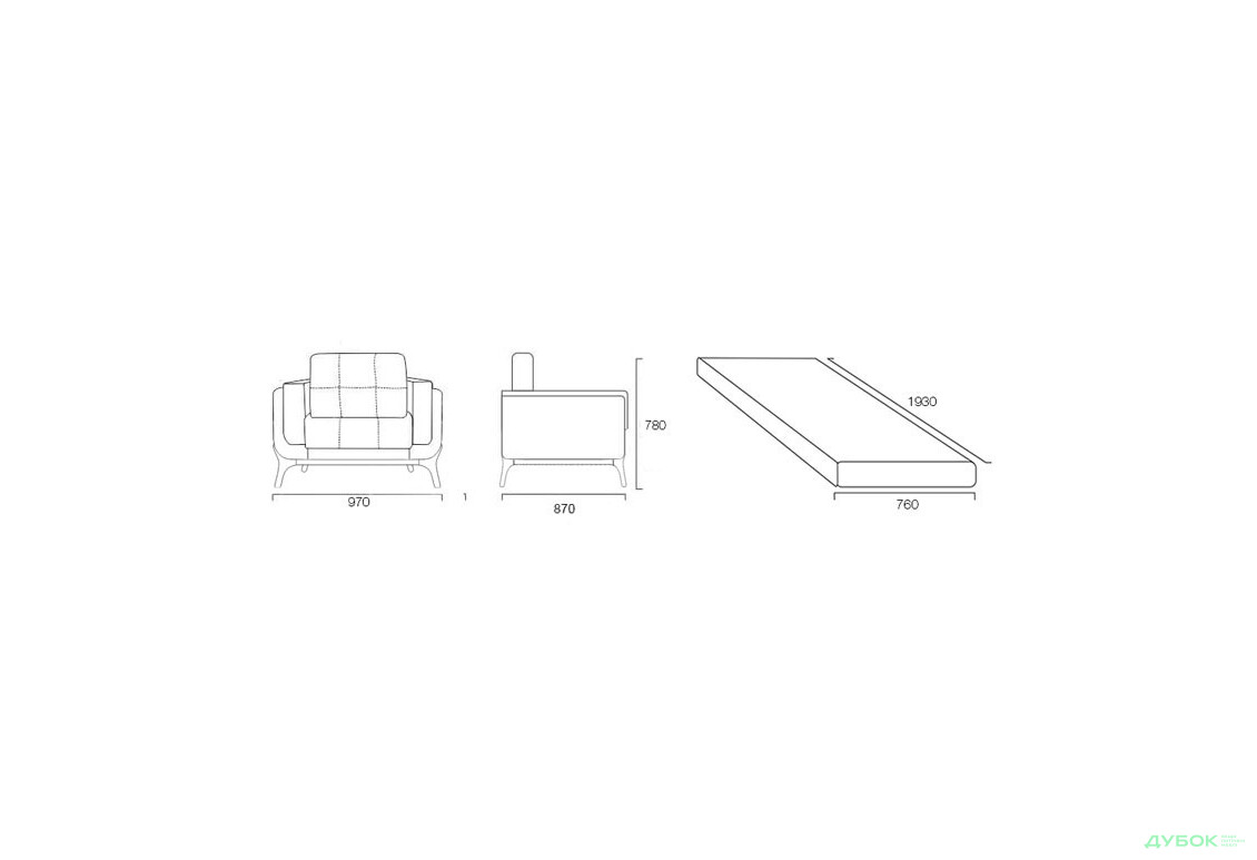 Изображение 8 - Кресло Тед / Ted Давидос