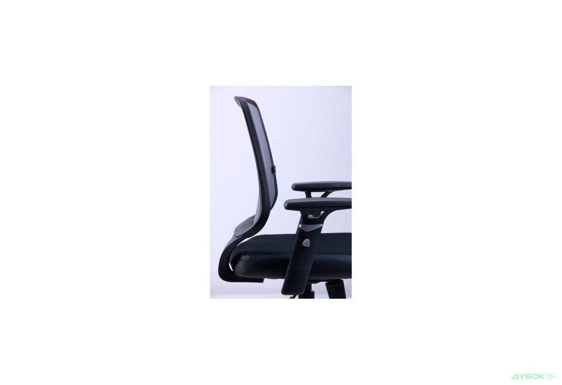 Фото 6 - Крісло Онлайн сидіння Сітка чорна/спинка Сітка сіра арт. 116933 AMF