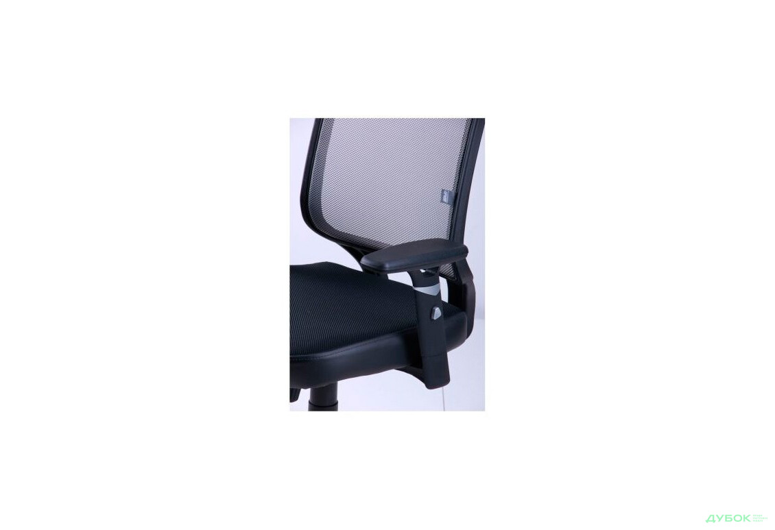 Фото 7 - Крісло Онлайн сидіння Сітка чорна/спинка Сітка сіра арт. 116933 AMF