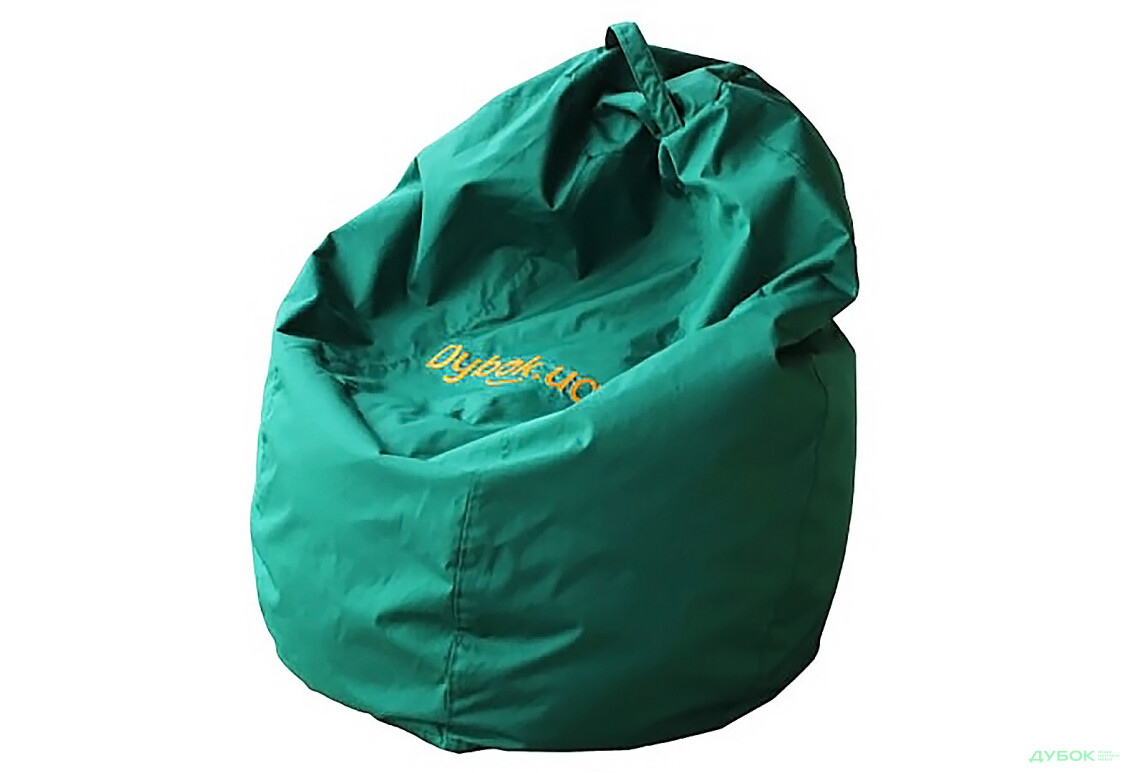 Кресло-груша зеленая 115х85 с логотипом Flybag