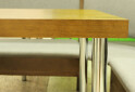 Фото 3 - SALE Стол: Столешница Порто 1200х700 Табак+База Кая хром АМФ