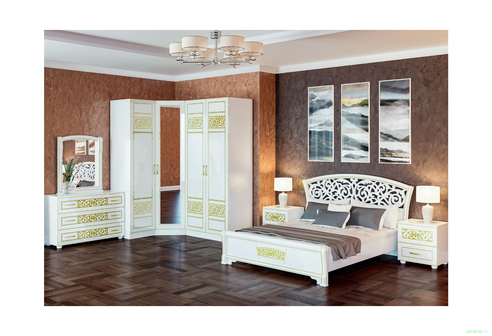 Изображение 1 - Модульная спальня Полина Новая NEW Svit Mebliv