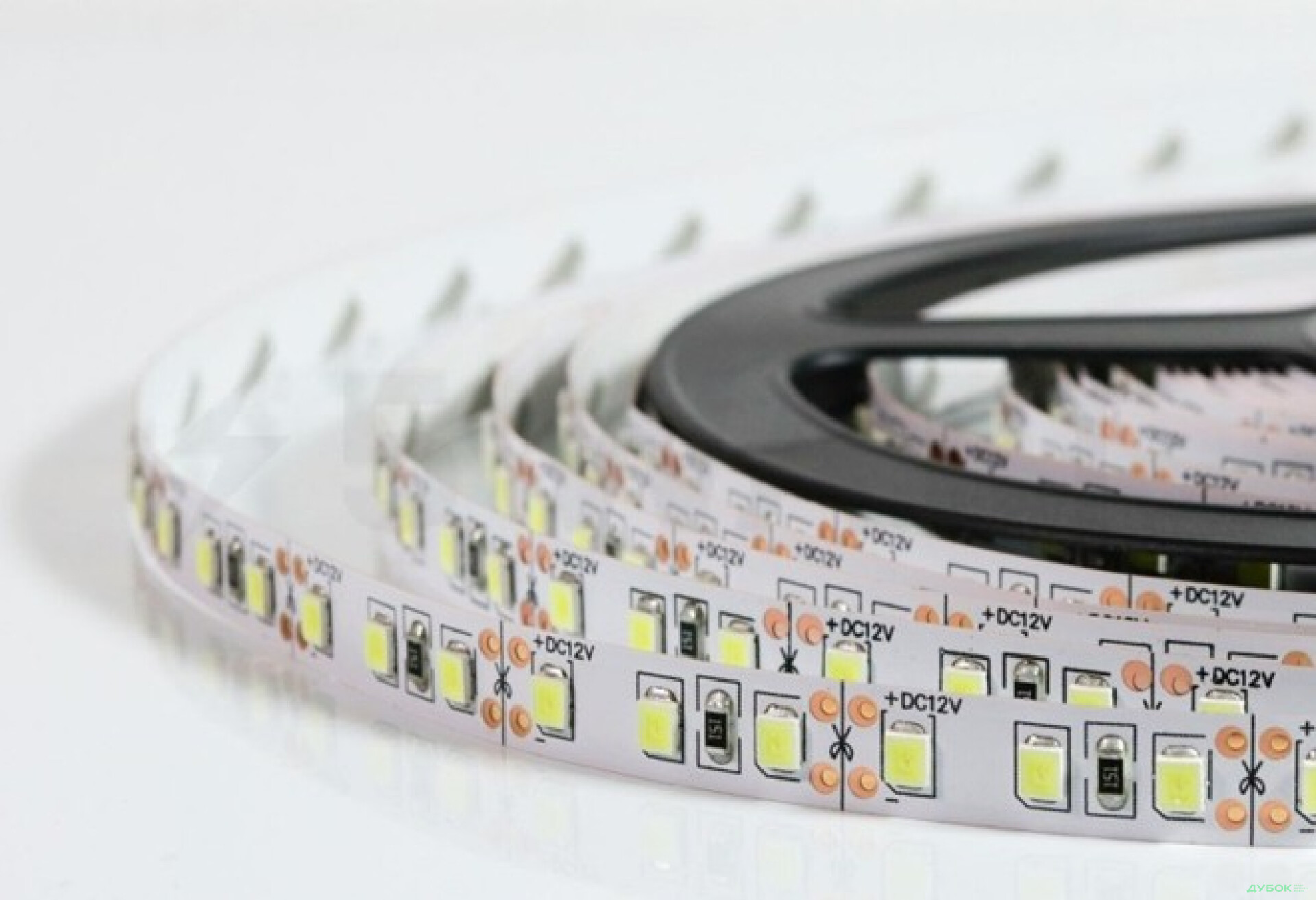 Фото 3 - Свiтлодiодна стрiчка B-LED 2835-120 W бiлий, негерметична, 5м Комплект Led-підсвітки для кухні B-LED 2835 Ledmax