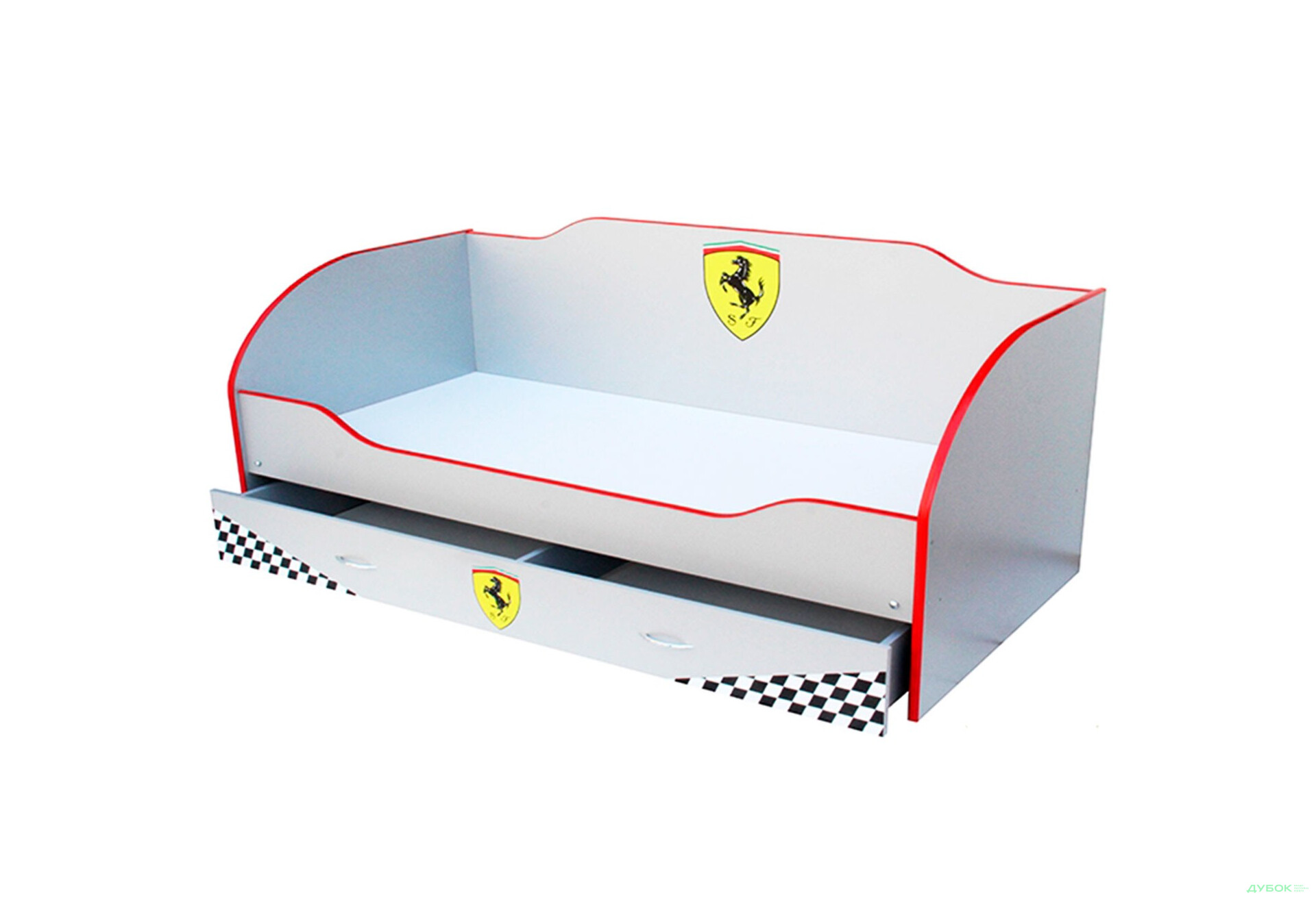 Зображення 1 - Ліжко дитяче Kinder-cool KC 011 сп.м.80х170 + ящик Форсаж Viorina-Deko