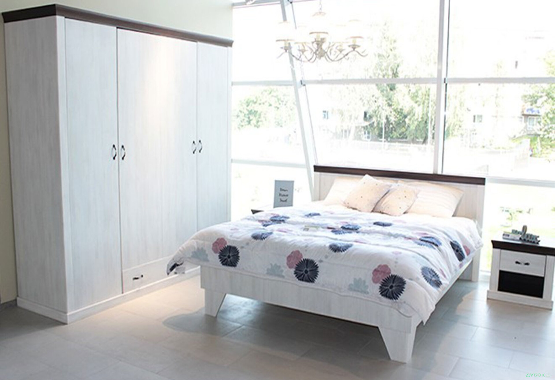 Фото 1 - Спальня Лавенда Комплект 4Д с большим комодом ВМВ Холдинг