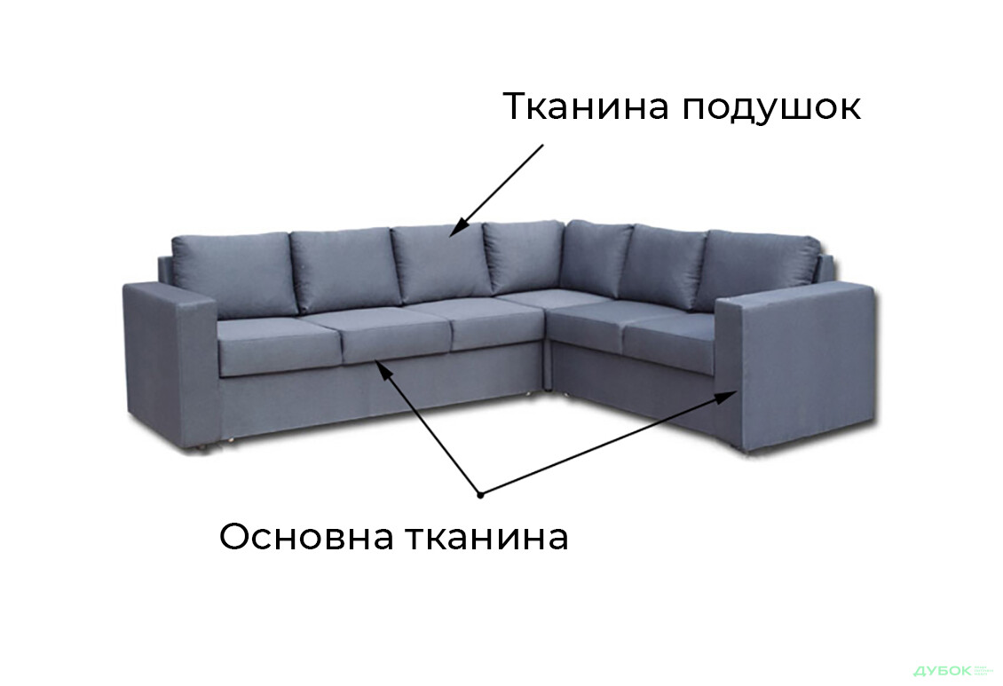 Изображение 6 - Мягкий уголок Вика Чикаго 32-А (узкие быльца) 300x236 см