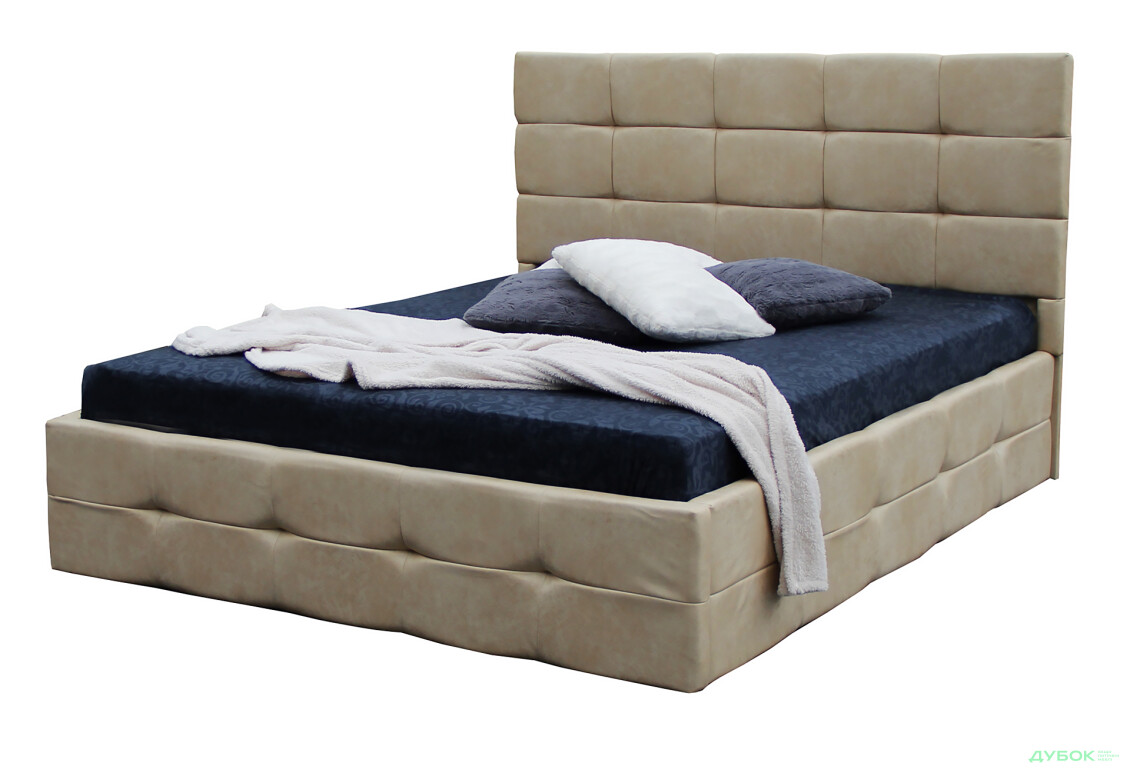 Мягкая кровать Бристоль 1.6 Подъёмная с каркасом МироМарк