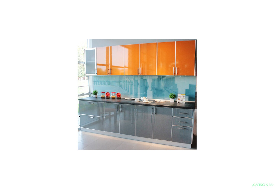 Кухня Миррор Глосс / Mirror Gloss Комплект ІІ Выставочная модель Мебель Стар
