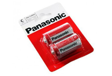 Батарейка Panasonic RED ZINK R14 BLI 2 ZINK-CARBON Panasonic