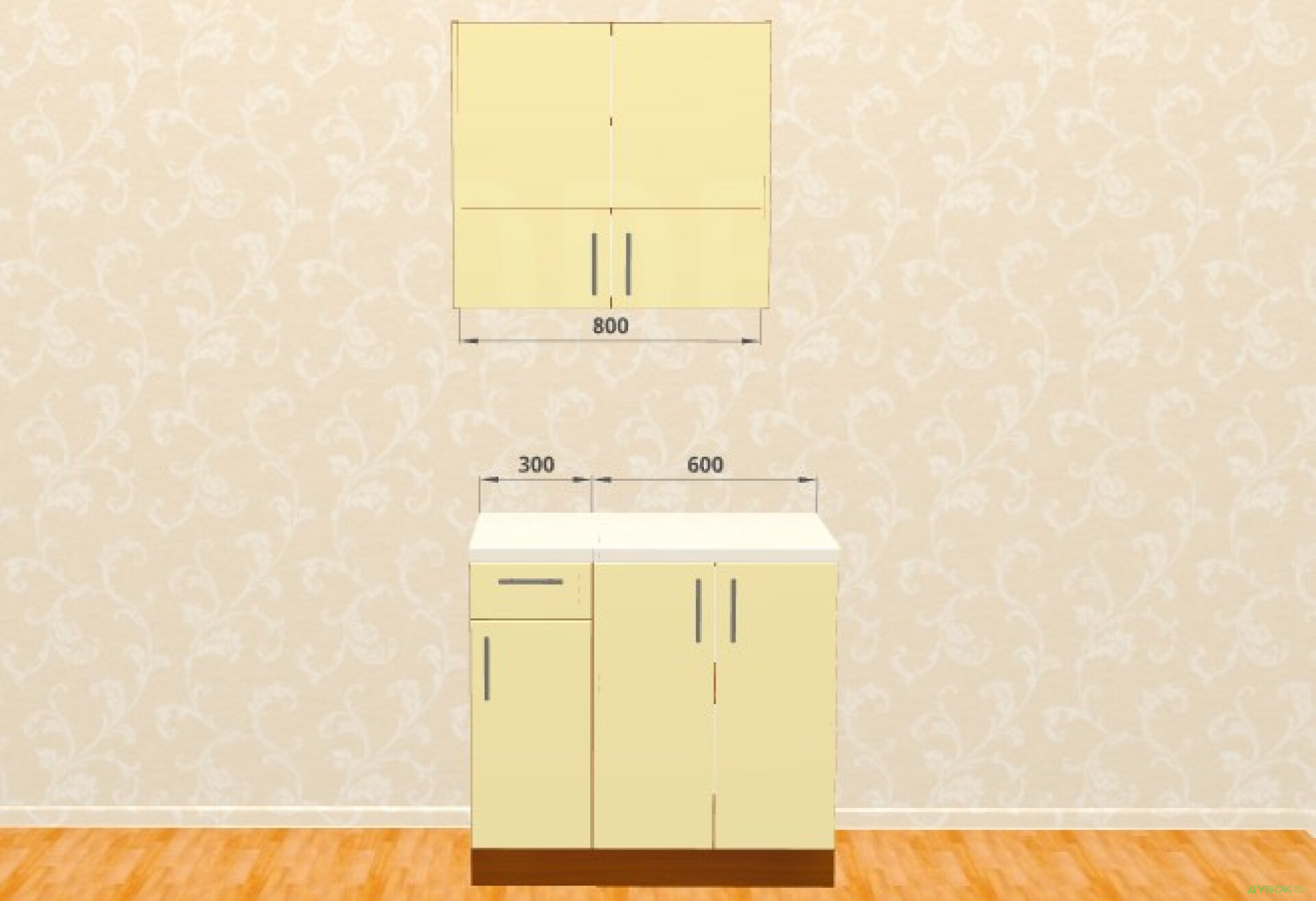 Фото 1 - Кухня Оля Люкс Комплект 1.0 Выставочная модель БМФ