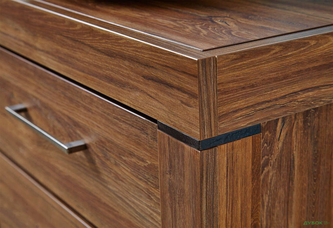 Комод ВМК Герман 2-дверний з 3 шухлядами 200 см Дуб стірлінг - Зображення 4 Зображення 4 - Комод ВМК Герман 2-дверний з 3 шухлядами 200 см Дуб стірлінг