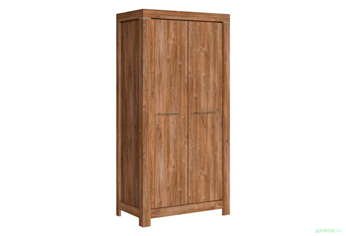 Шафа ВМК Герман 2-дверна 98 см Дуб стірлінг - Зображення 4 Зображення 4 - Шафа ВМК Герман 2-дверна 98 см Дуб стірлінг