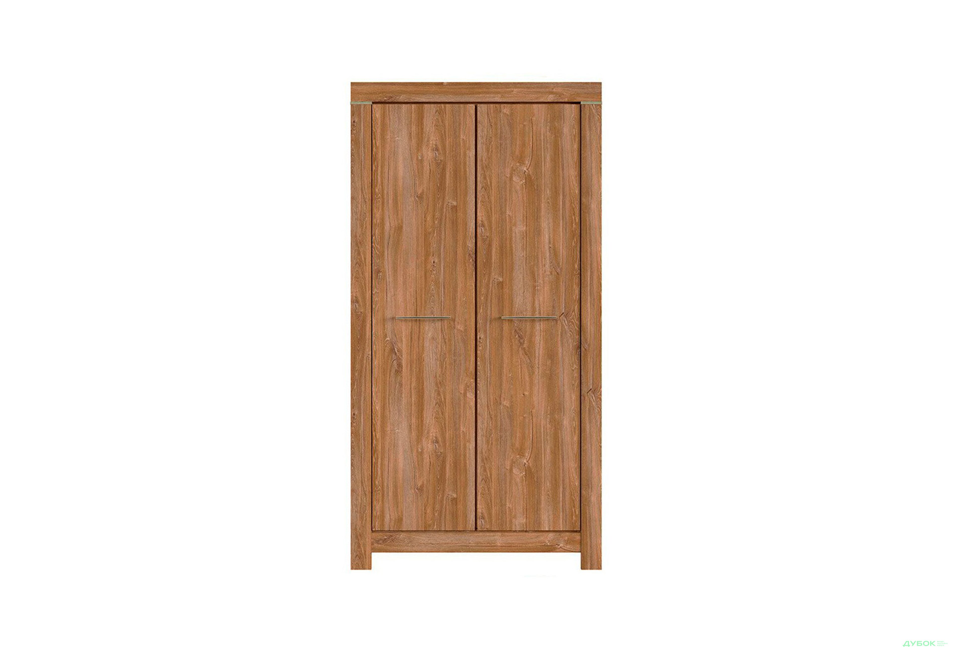 Шафа ВМК Герман 2-дверна 98 см Дуб стірлінг - Зображення 3 Зображення 3 - Шафа ВМК Герман 2-дверна 98 см Дуб стірлінг