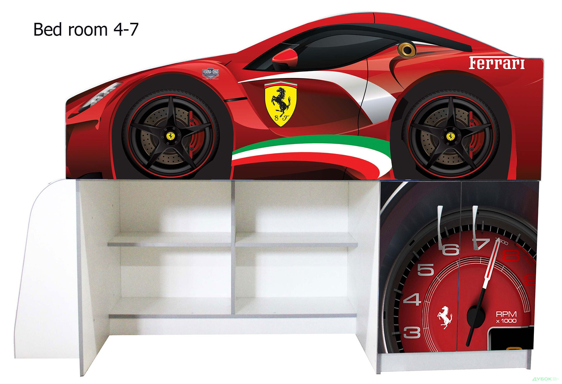 Кровать-комната 4 (80х170) Виорина Деко - Изображение 9 Изображение 9 - Кровать-комната 4 (80х170) Виорина Деко