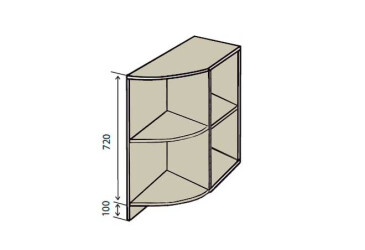 Н37R Полиці кутові Максіма VIP-master