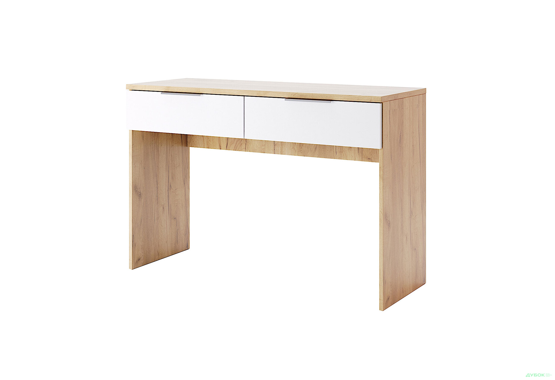 Изображение 1 - Стол туалетный МироМарк Асти с 2 ящиками 120 см Дуб крафт/Белый