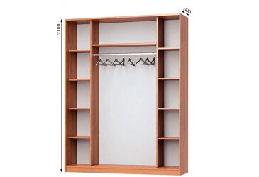 Корпус Комбі 1800х600 Шафа-купе 3D 1800 MebelStar
