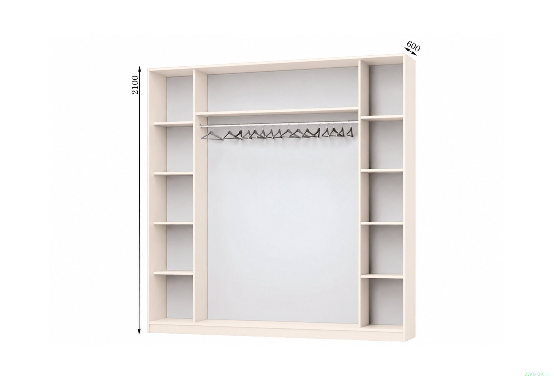 Изображение 1 - Корпус Комби 2200х600 Шкаф-купе 3D 2200