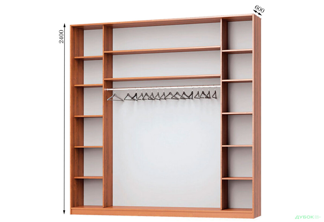 Корпус Комби 2200х600 Шкаф-купе 3D 2200 Мебель Стар - Изображение 2 Изображение 2 - Корпус Комби 2200х600 Шкаф-купе 3D 2200 Мебель Стар