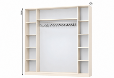 Корпус Комбі 2500х600 Шафа-купе 3D 2500