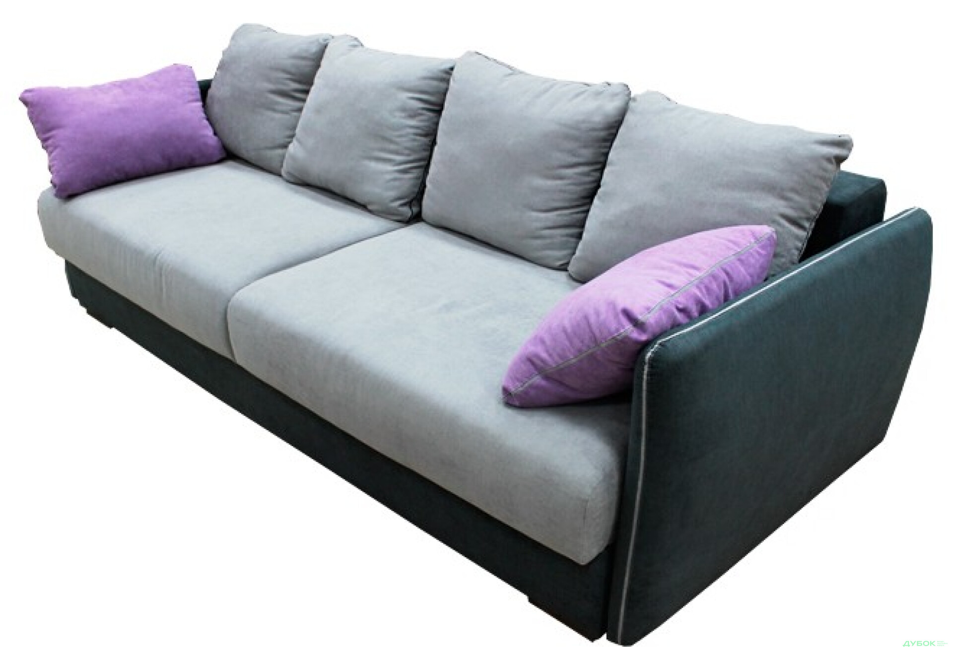Фото 1 - Диван Сафір-3 SALE Диван Ева + подушки великі холлофайб.4шт, декоративні 2шт. Виставковий Dizi
