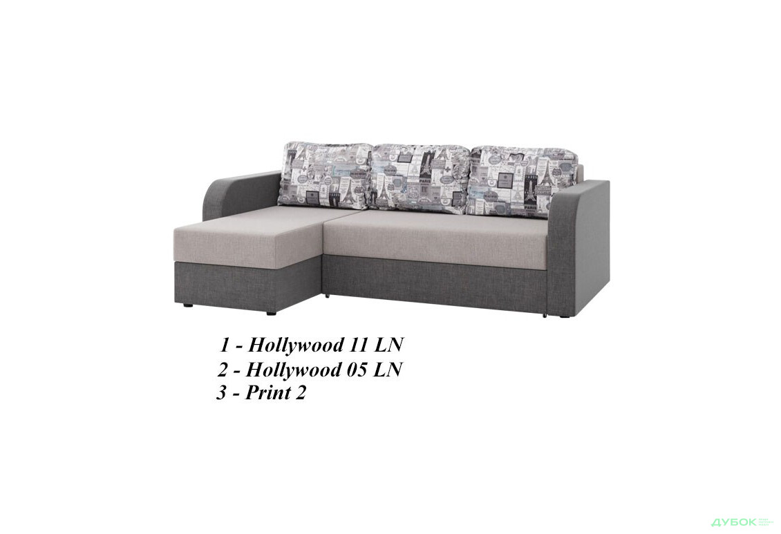 Мягкий уголок Балтика ДКУ Дизайн 40 Sofyno