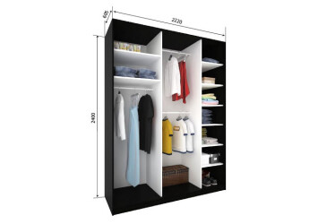 Корпус 2220х600 W (3 штанги) Вип-Мастер