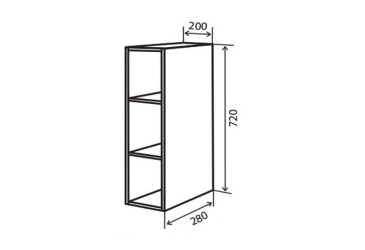 В1 Полки МоДа Мат / MoDa Matt Вип-Мастер